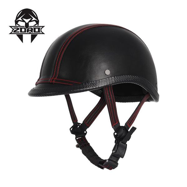 

vintage motorcycle helmet summer men's and women's helmets cruise gourd ladle of half-face