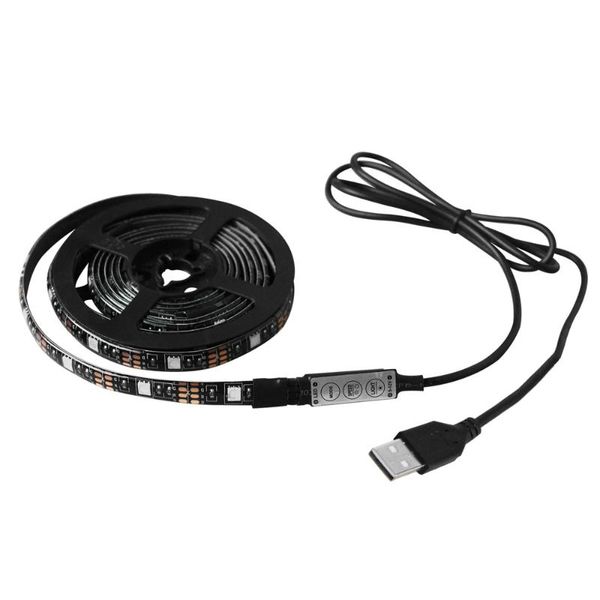 

strips dc5v flexible led light tape ribbon smd hdtv screen background lighting 0.5m 2m usb strip rgb dimming controller