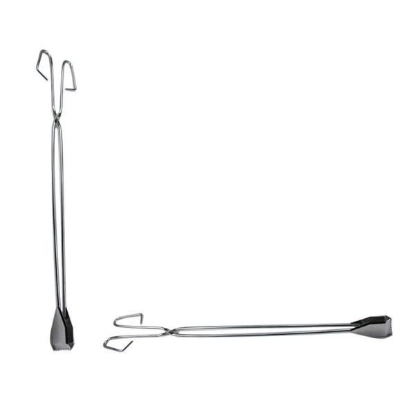 

stainless steel garbage clip scissor shape tongs bag clips