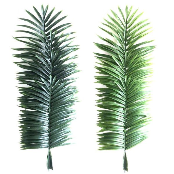 

decorative flowers & wreaths 80-140cm tropical palm plants large artificial tree branches plastic fake leaves green for home garden room off