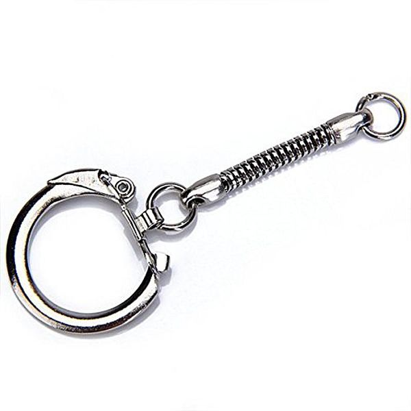 

keychains 30 pcs silver snake chain keychain