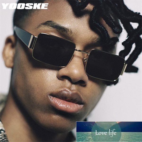 

yooske vintage steampunk sunglasses men brand deisgn square sun glasses for women personality outdoor goggles uv400 factory price expert des, White;black
