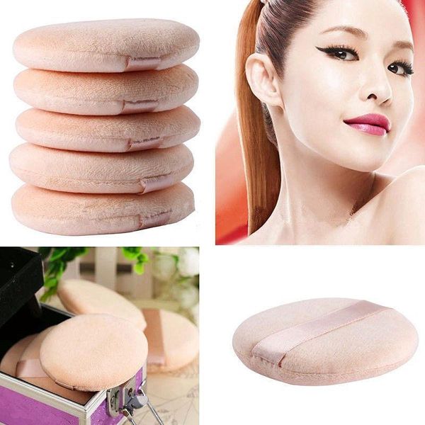 

sponges, applicators & cotton 5pcs facial powder puff professional round portable soft makeup high-quality sponge