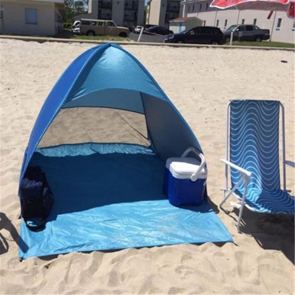 

tents and shelters automatic instant up tent potable beach with pegs lightweight outdoor uv protection camping fishing sun shelter