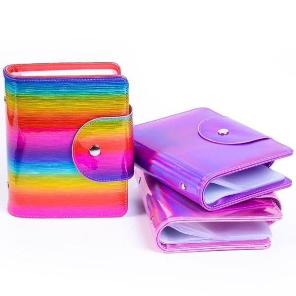 

card holders 20 slots nail art stamping plates holder bag manicure template organizer 2021, Brown;gray