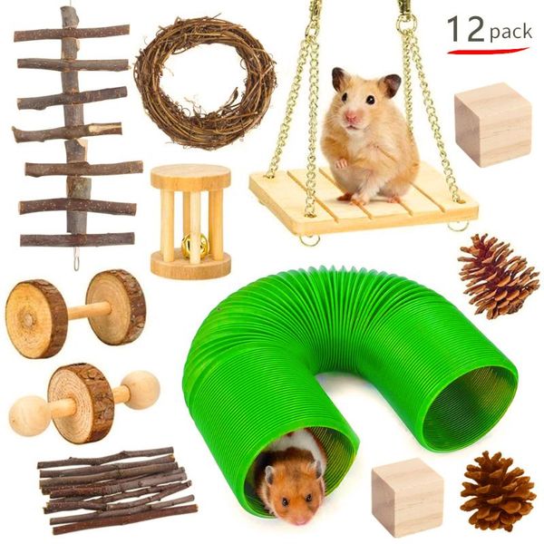 

small animal supplies hamster toy for gerbils guinea pigs parrot wooden chewing molar pet teeth clean training toys