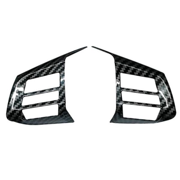 

for forester 2013-2021 car carbon fiber grain steering wheel button frame decoration cover trim accessories covers