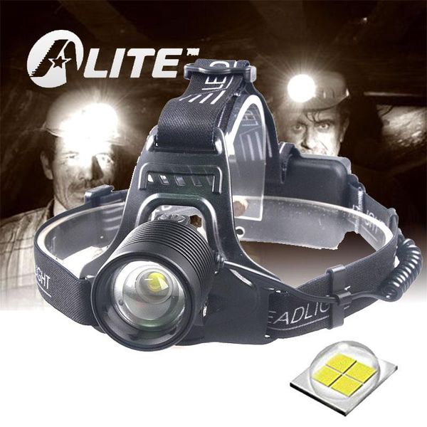 

rechargeable xhp50 led headlamp zoom fishing head light torch for hunting 3 modes outdoor camping p50 headlight headlamps