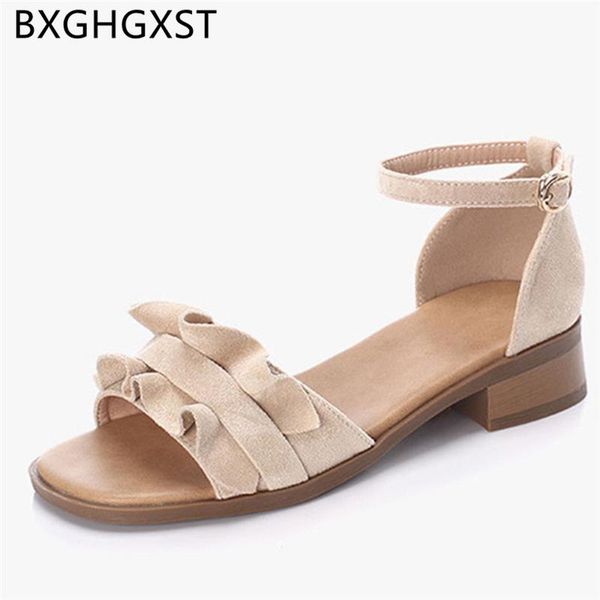 

ladies summer sandals open toe heels mary jane shoes korean style black low heel zapatos mujer casual