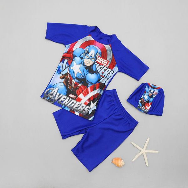 

children' swimsuit boys' split swimsuit suit boys' cartoon swimsuit baby swimming spring equipment, Red;black