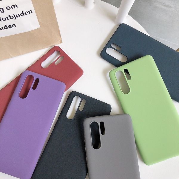 Casos de arenito ultra-fino para oneplus 7 7t Pro Luxury vintage matte capas para OnePlus 6T 6 5T 5 um mais 7 T Soft Slim Silicone