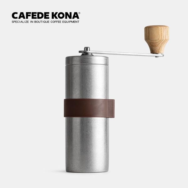 

manual coffee grinders cafede kona grinder with adjustable setting conical burr ceramic mini convenient stainless steel hand