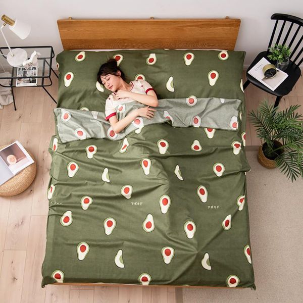 

tourism sleeping bag cotton sleeping-bag envelope style portable bags for camping
