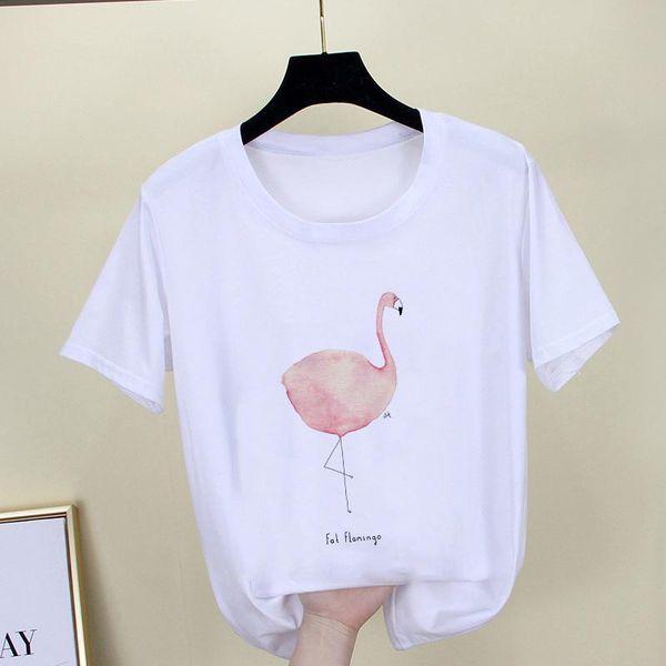

shirt women kawaii animal print 2021 fashion hipster tshirt female clothing harajuku white t-shirt femme short sleeve women's