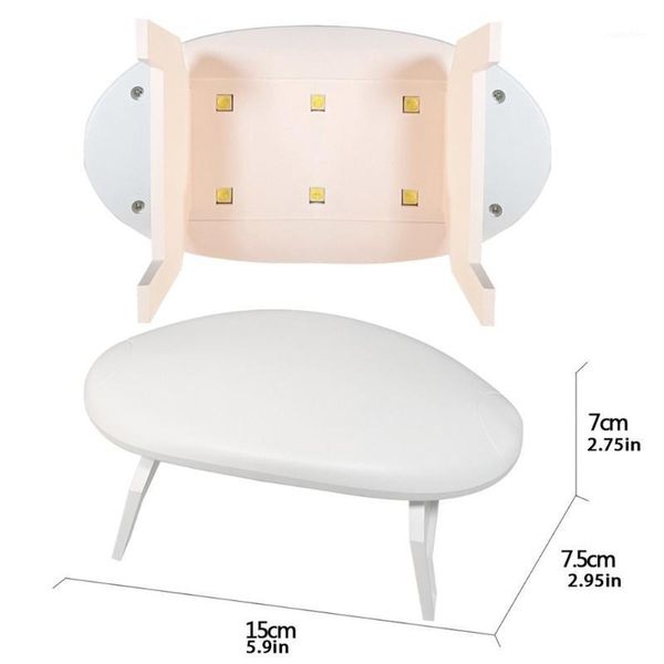 

white nail dryer machine uv led lamp portable usb home use varnish art tools1