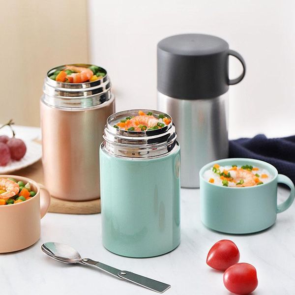 

portable vacuum lunch box keep temperature leakproof stainless steel container travel camping office school kids stew pot dinnerware se sets