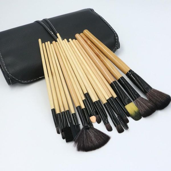

makeup brushes 18 log set fiber beauty tools soft delicate without shed hair eyebrow lip powder foundation contour brush kit
