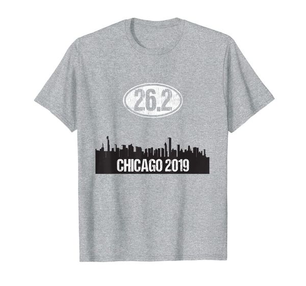 

26.2 marathon chicago runner gift 2019 jogger t-shirt, White;black