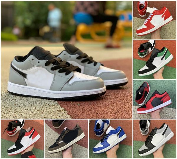 

men jumpman low 1s 1 og basketball shoes reverse bred chicago royal yellow travis scotts gold game royal pine green sneakers shoes 2021