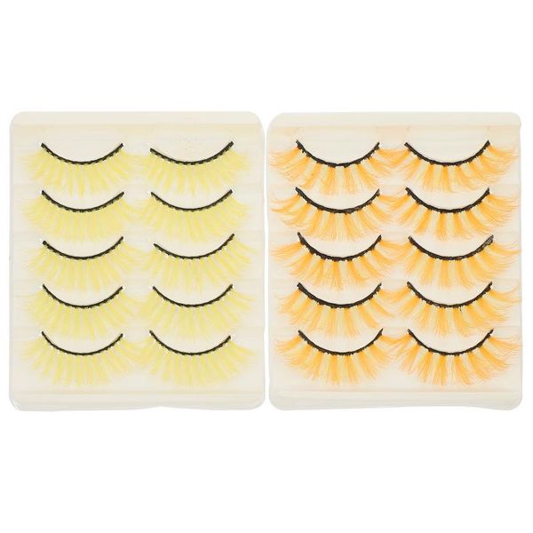

false eyelashes 10 pairs fake lashes grafting costume makeup eyelash