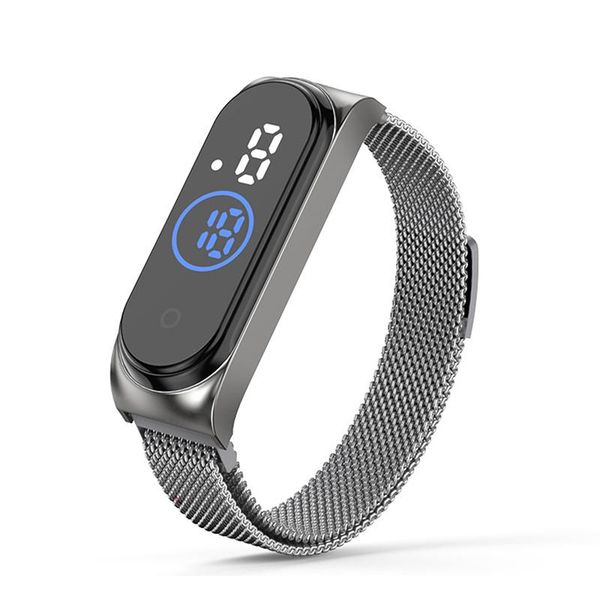 

smart wristbands luxury ladies watch women touch screen led watches fashion magnetic electronic clock digital wristwatches em88