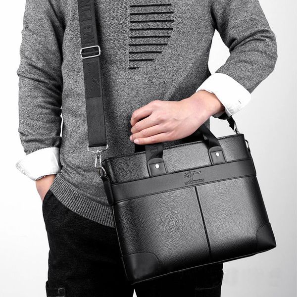

briefcase classic design handbag for man business computer men's office s travel work lapshoulder bag 2020 new lj201012
