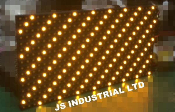 

outdoor smd single yellow color led panel display module modules