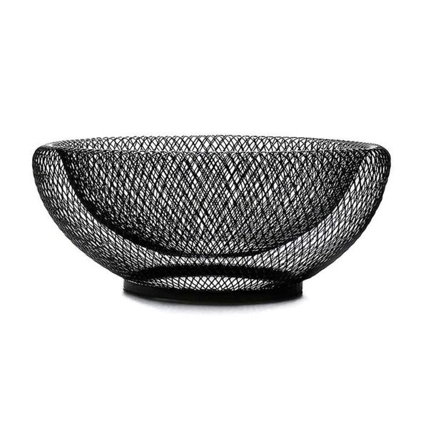 

hanging baskets creative fruit tray drain basket household iron bowl geometric patterns js21