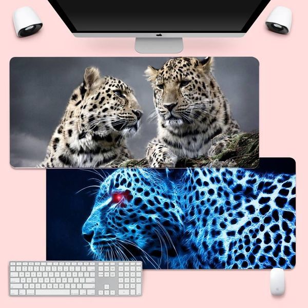 

mouse pads & wrist rests leopard unique deskpad game mousepad xl large gamer soft keyboard pc desk mat takuo anti-slip comfort