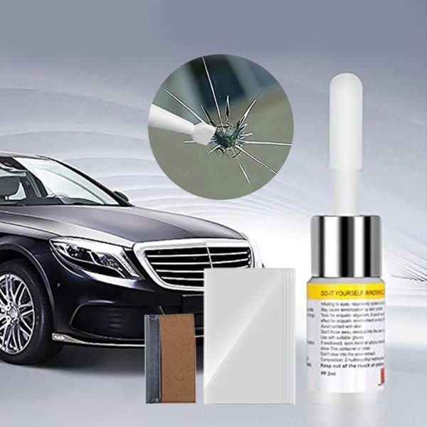 

auto glass repair tool set windshield crack fluid z2p1 car cleaning tools