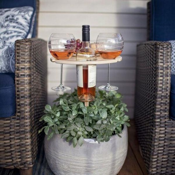 

camp furniture outdoor wine table with foldable round deskmini wooden picnic portable rack supplies