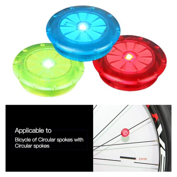 

bicycle spoke light mountain bike mtb steel wire lamp led wheels sliding ride safety warning lights decorative cool trend
