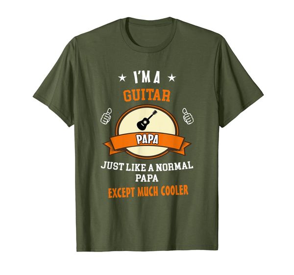 

Mens Guitar Papa T Shirt, Mainly pictures