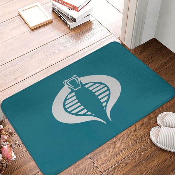 

carpets gi-joe-cobra-copperhead-logo polyester doormat rug carpet mat footpad anti-slip dustentrance kitchen bedroom balcony cartoon