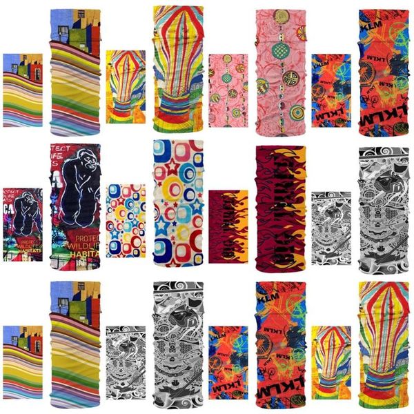 

scarves fashion scarf for magic bandana polyester seamless tubular hijab neck tube sports mask headscarf 25*50 cm, Blue;gray