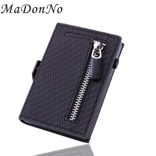 

rfid carbon fiber men wallet coin holder purses money bag male billfold thin mini slim ridge man magic black vollet walet wallets, Red;black