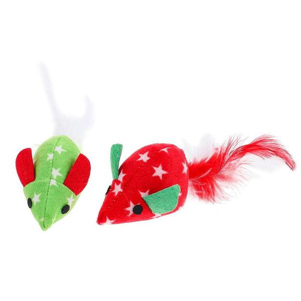 

cat toys 4 pcs shape teaser plush kitten interactive pet supplies