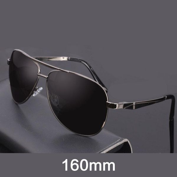 Occhiali da sole Evove 160mm Mens Polarized Oversize Occhiali da sole enormi per uomo Guida Anti Polar Aviation Eyewear UV400