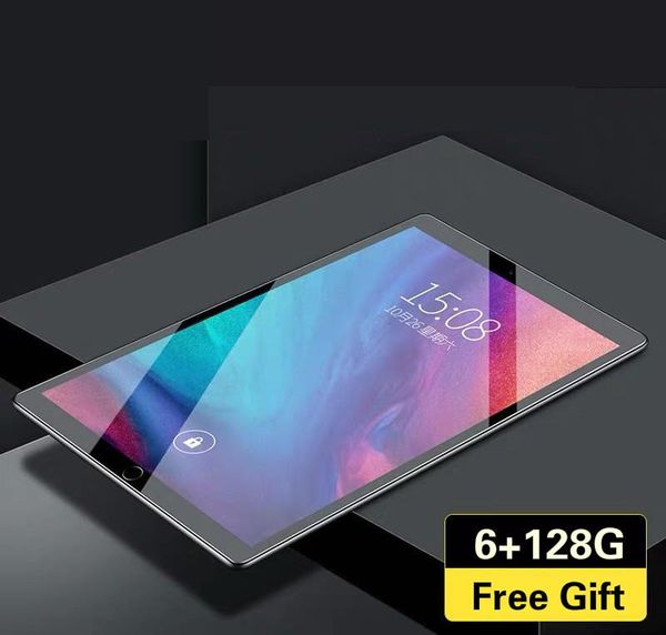 

tablet pc 2021android 9.0 10 inch bluetooth connection octa core 6+128gb rom 5 mp camera 2.5d tempered glass google play