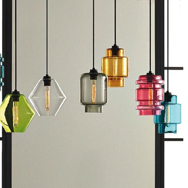 

pendant lamps vintage light loft glass hanging lamp for kitchen dining room home lighting luminaria retro industrial ing
