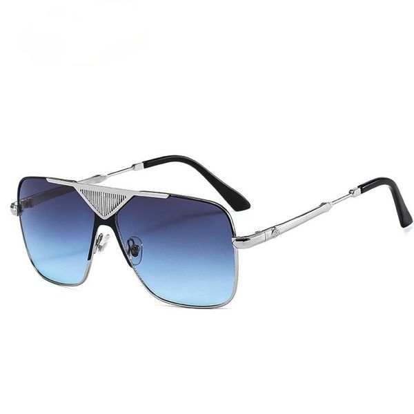 

sunglasses fashion protable big square metal men women vintage quality gradient tinted sun glasses ladies, White;black
