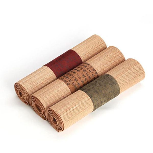 

table runner retro bamboo coffee tea mat 30*60cm household flag european cloth special offer