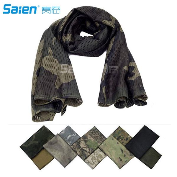

cycling caps & masks camouflage netting,tactical mesh net camo scarf for wargame,sports other outdoor activities 10pcs, Black