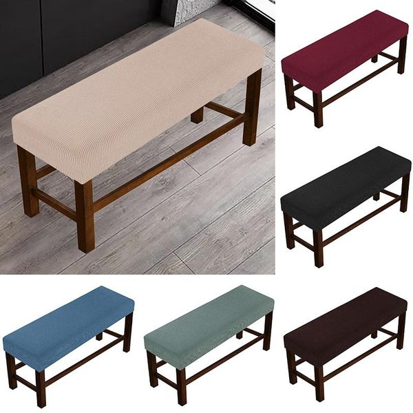 

chair covers elastic long bench cover all-inclusive piano washable seat protector rectangular slipcover for dinner room