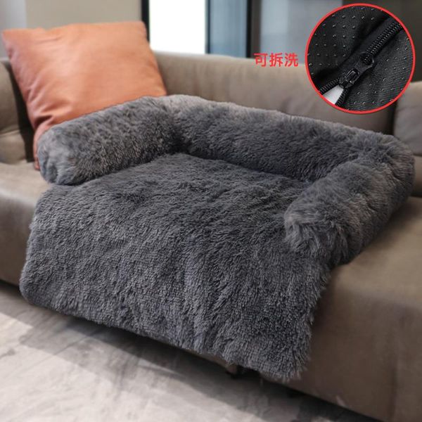 

cat beds & furniture washable pet sofa dog bed calming for large dogs pad blanket winter warm cats mat couches car floor protector