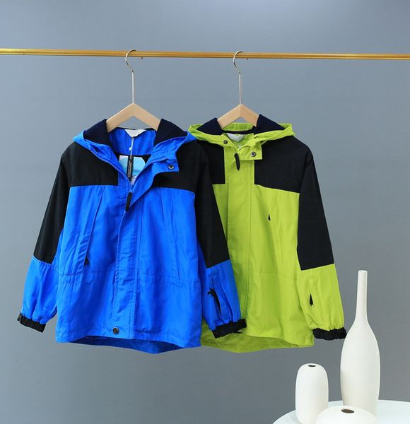 Ragazzi Ragazze Cappuccio Tehch Cappotto Felpa Stormsuit Neonato Bambini Giacca in pile autunno e inverno Fodera con zip intera Escursionismo Denali Polartec Abbigliamento antipioggia leggero