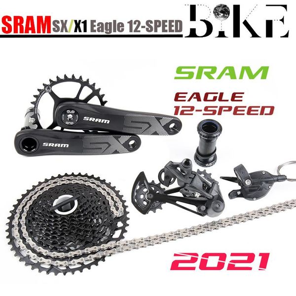 

bike derailleurs 2021 sx x1 1000 eagle 1x12 11-50t 12 speed groupset kit dub shifter derailleur chain crankset with pg1210 cass
