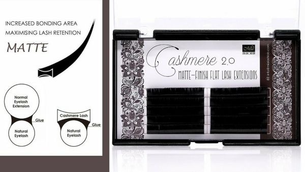 

[.15/.20 c/d/d+] matte super soft and light cashmere flat x-wrap eyelash extension glossy individual lash1