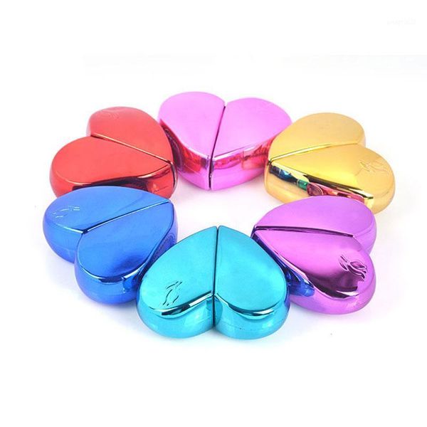 

pcs 20ml heart-shaped glass perfume bottle portable filling sprayer packaging container storage bottles & jars
