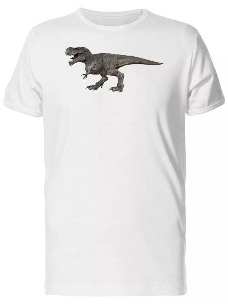 

tyrannosaurus rex illustration men's tee -image by shutterstock, White;black